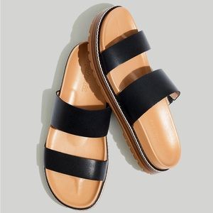 Madewell black Charley sandals, size 9.5